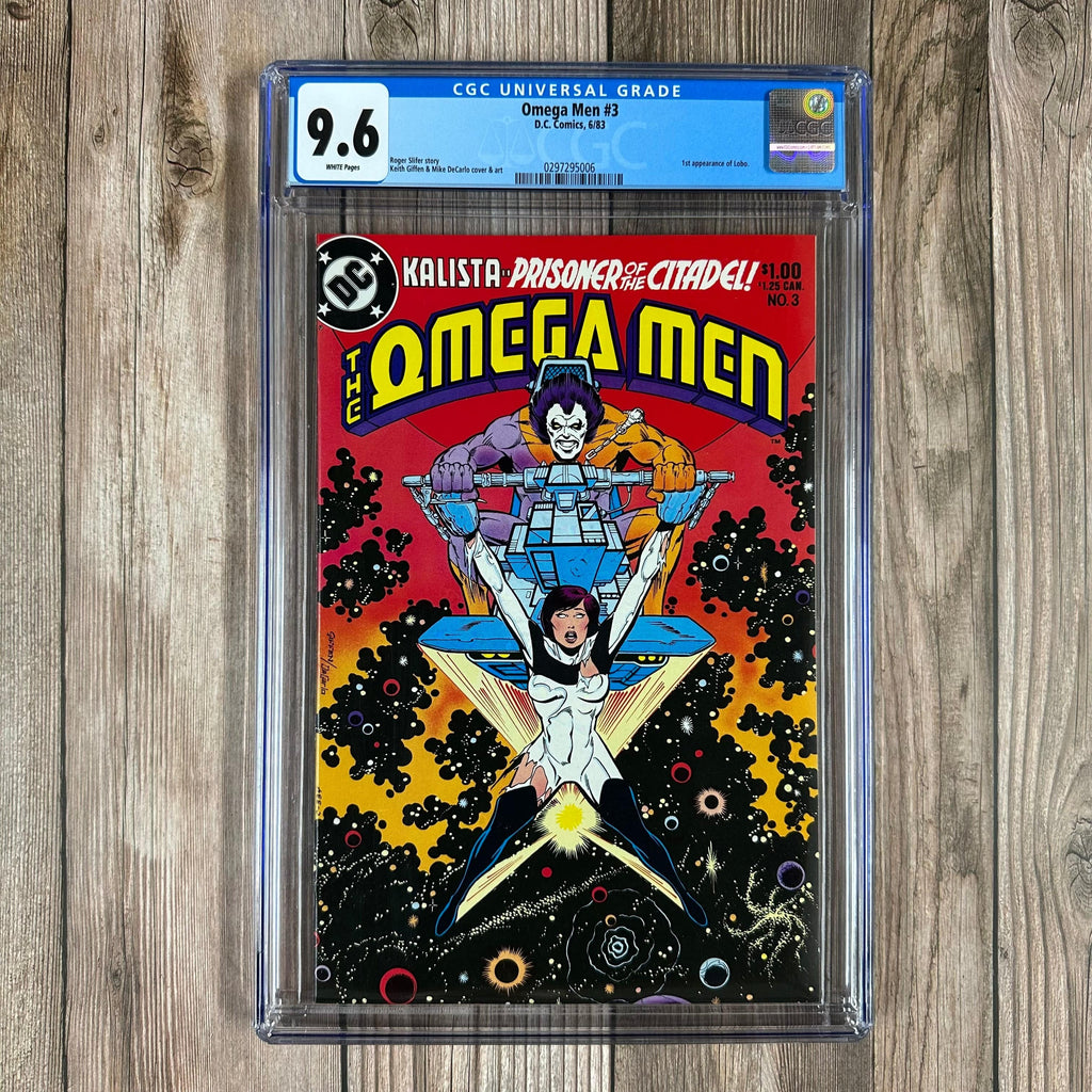 Bry's Comics Omega Men #3 CGC 9.6 WP 1st appearance of Lobo
