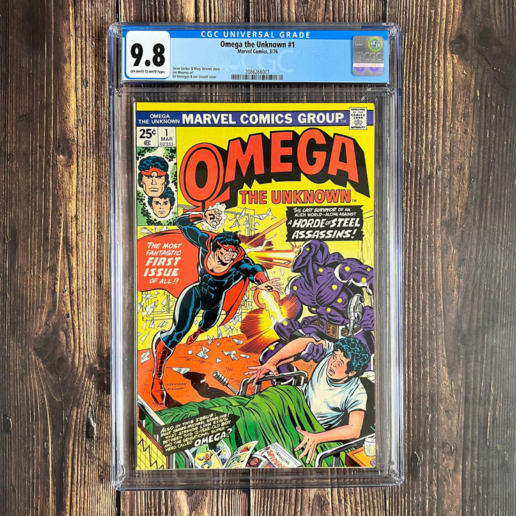 Bry's Comics Omega the Unknown #1 CGC 9.8 1st app of Omega the Unknown, WILBUR