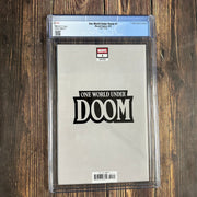 Bry's Comics One World Under Doom #1 CGC 9.8 1:50 "Virgin" Edition