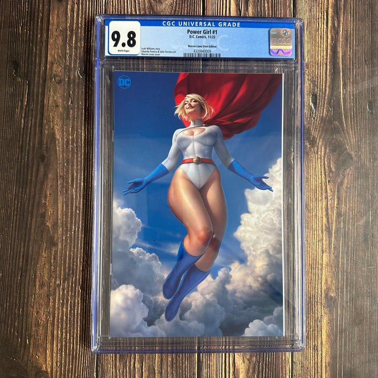 Bry's Comics Power Girl #1 CGC 9.8 Power Girl assumes a new identity as Dr. Paige Stetler Variant