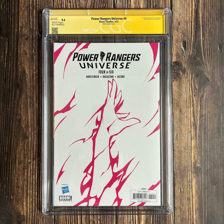 Bry's Comics Power Rangers Universe #4 CGC 9.6 1:100 Signed by Jeff Dekal