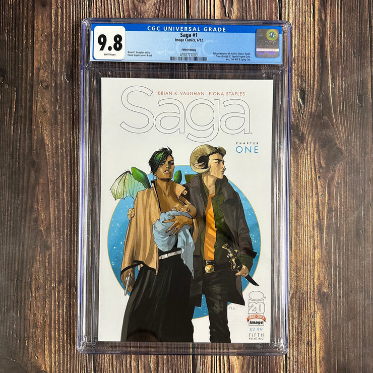 Bry's Comics Saga #1 CGC 9.8 5th Print 1st appearance of Marko and Alana