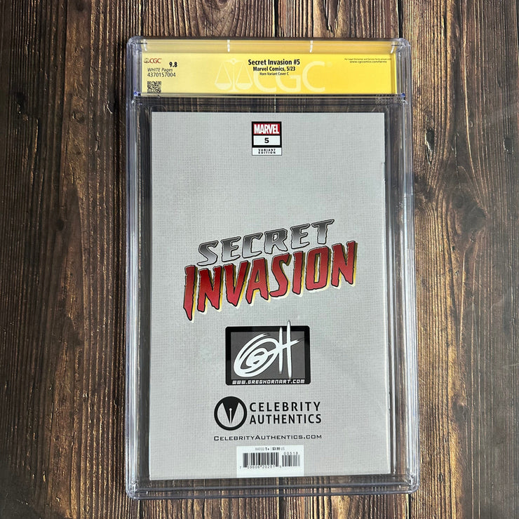 Bry's Comics Secret Invasion #5 CGC 9.8 SS Greg Horn (unreleased)