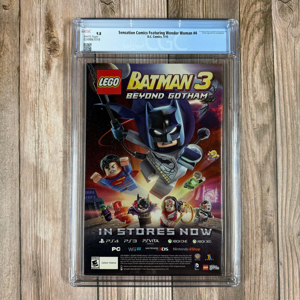 Bry's Comics Sensation Comics Featuring Wonder Woman #4 CGC 9.8 WP Cover Art by Adam Hughes, Writer: Various Writers