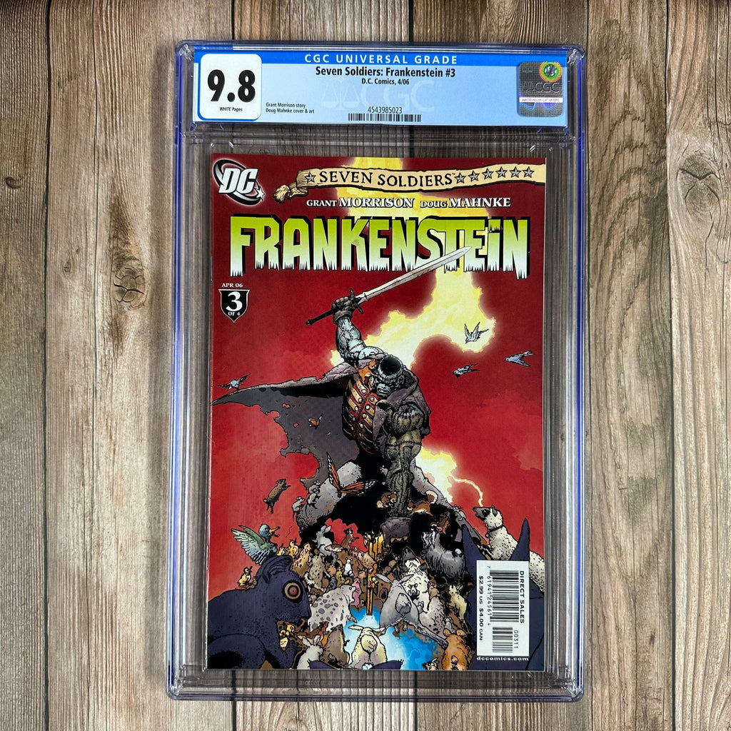Bry's Comics Seven Soldiers: Frankenstein #3 CGC 9.8 WP 1st appearance of Lady Frankenstein & 1st mention of S.H.A.D.E.