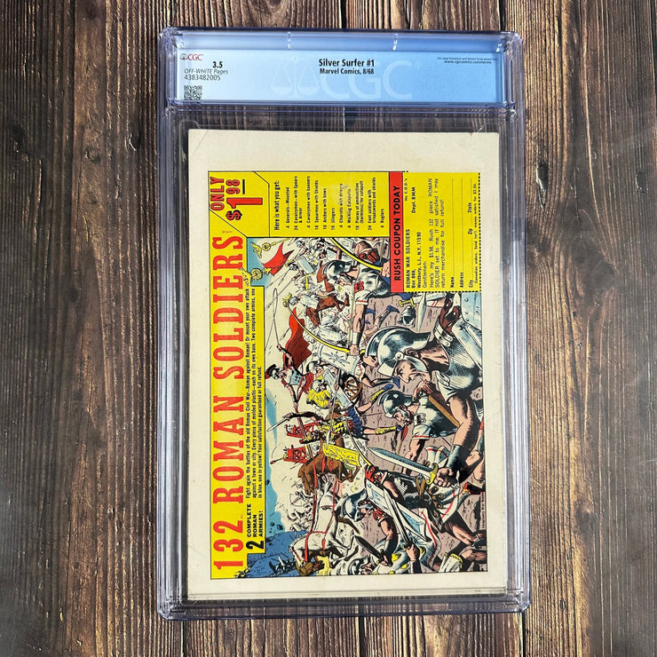 Bry's Comics Silver Surfer #1 CGC 3.5 1st appearance of Shalla-Bal, Origin of the Silver Surfer, Origin of the Watchers