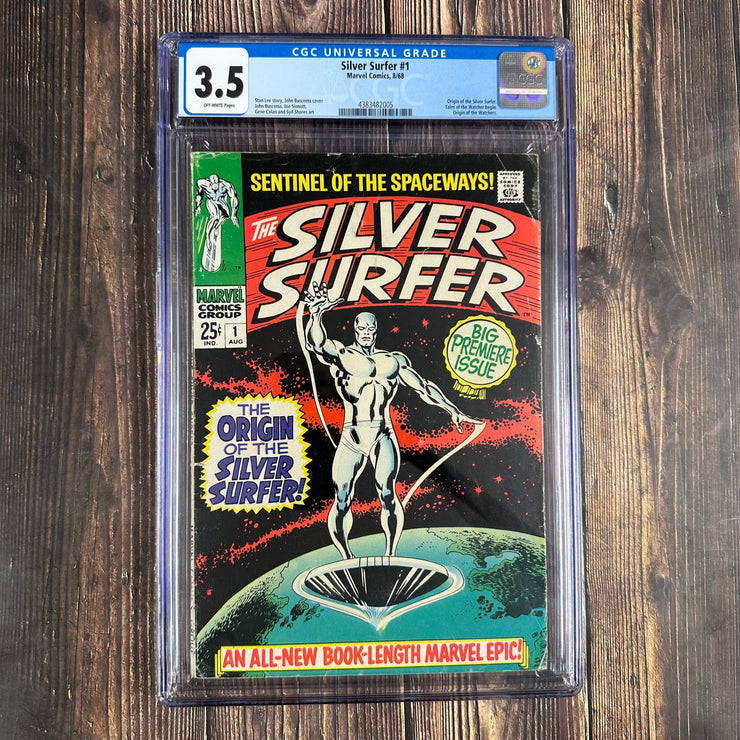 Bry's Comics Silver Surfer #1 CGC 3.5 1st appearance of Shalla-Bal, Origin of the Silver Surfer, Origin of the Watchers