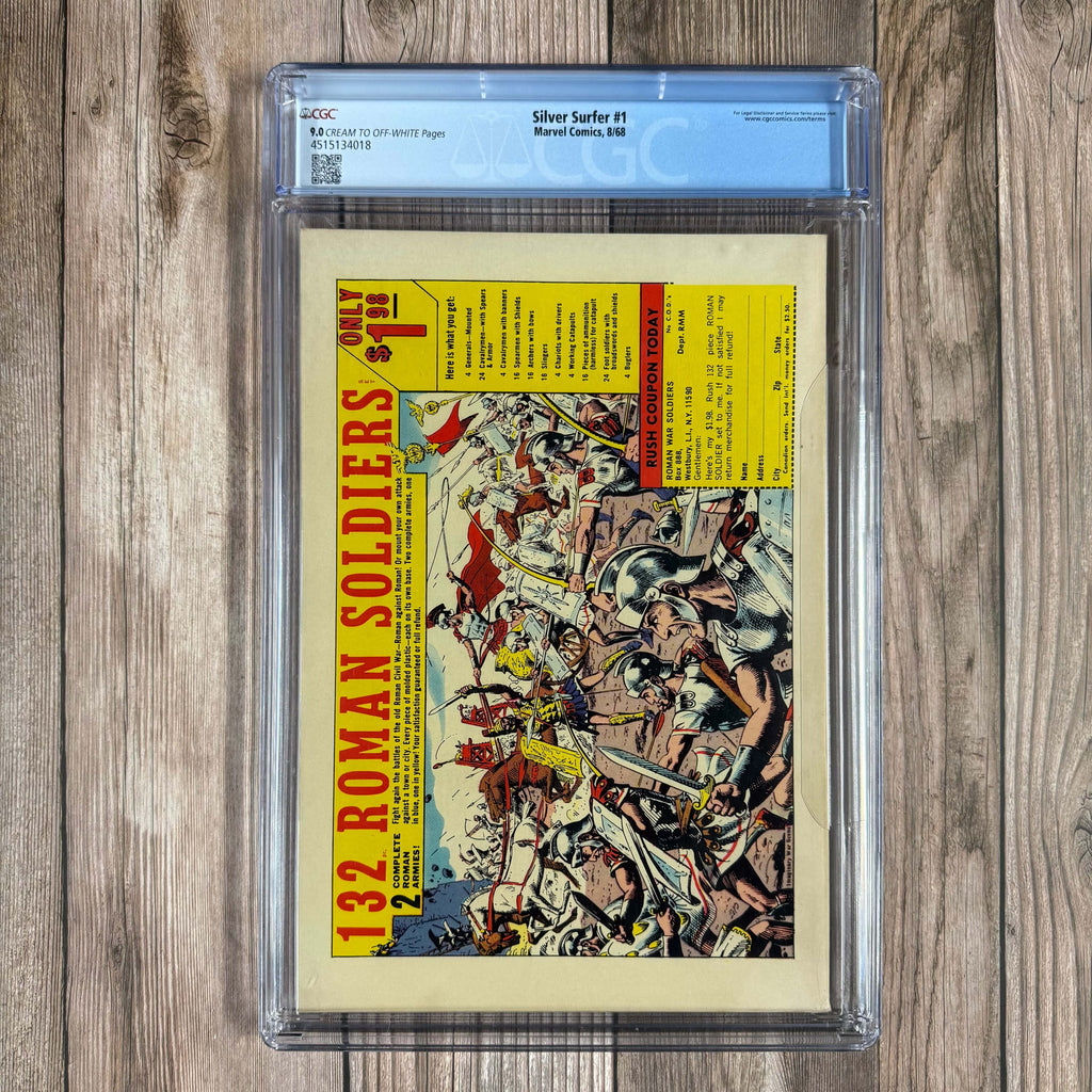 Bry's Comics Silver Surfer #1 CGC 9.0 1st solo series, origin of Silver Surfer and the Watchers, 1st appearance of Shalla-Bal