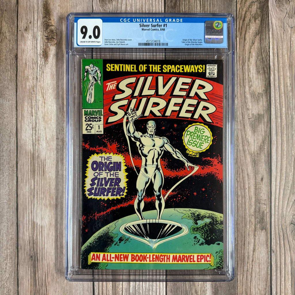 Bry's Comics Silver Surfer #1 CGC 9.0 1st solo series, origin of Silver Surfer and the Watchers, 1st appearance of Shalla-Bal