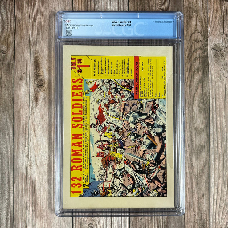 Bry's Comics Silver Surfer #1 CGC 9.0 Origin of the Silver Surfer & the Watchers, 1st appearance of Shalla‑Bal *Trade Avail.