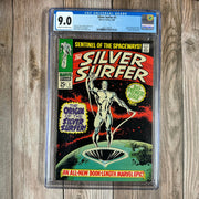 Bry's Comics Silver Surfer #1 CGC 9.0 Origin of the Silver Surfer & the Watchers, 1st appearance of Shalla‑Bal *Trade Avail.