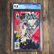 Bry's Comics Silver Surfer #118 CGC 9.8 WP Cover by Scot Eaton, Story by George Perez, HTF NEWSSTAND EDITION