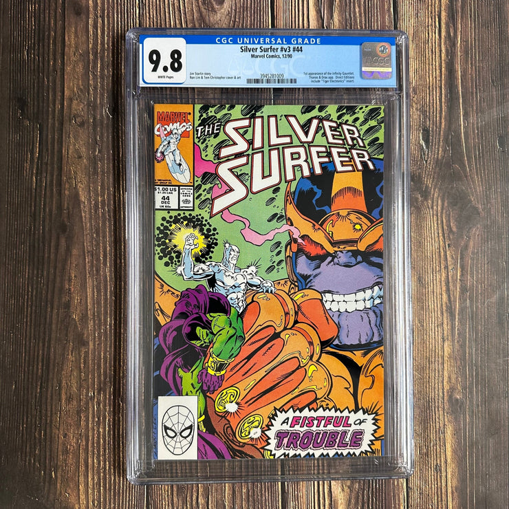 Bry's Comics Silver Surfer #44 CGC 9.8 Debut of the Infinity Gauntlet