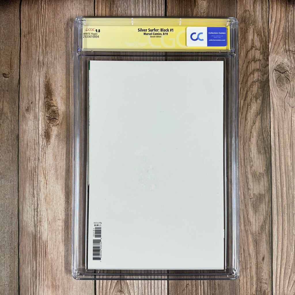 Bry's Comics Silver Surfer: Black #1 CGC 9.8 WP SS Signed & Sketched by Tony Fleecs, Colored by Ben Dunn,  1st team appearance of the corrupted gods that serve as Knull's sentries Sketch Edition (cert:0004)