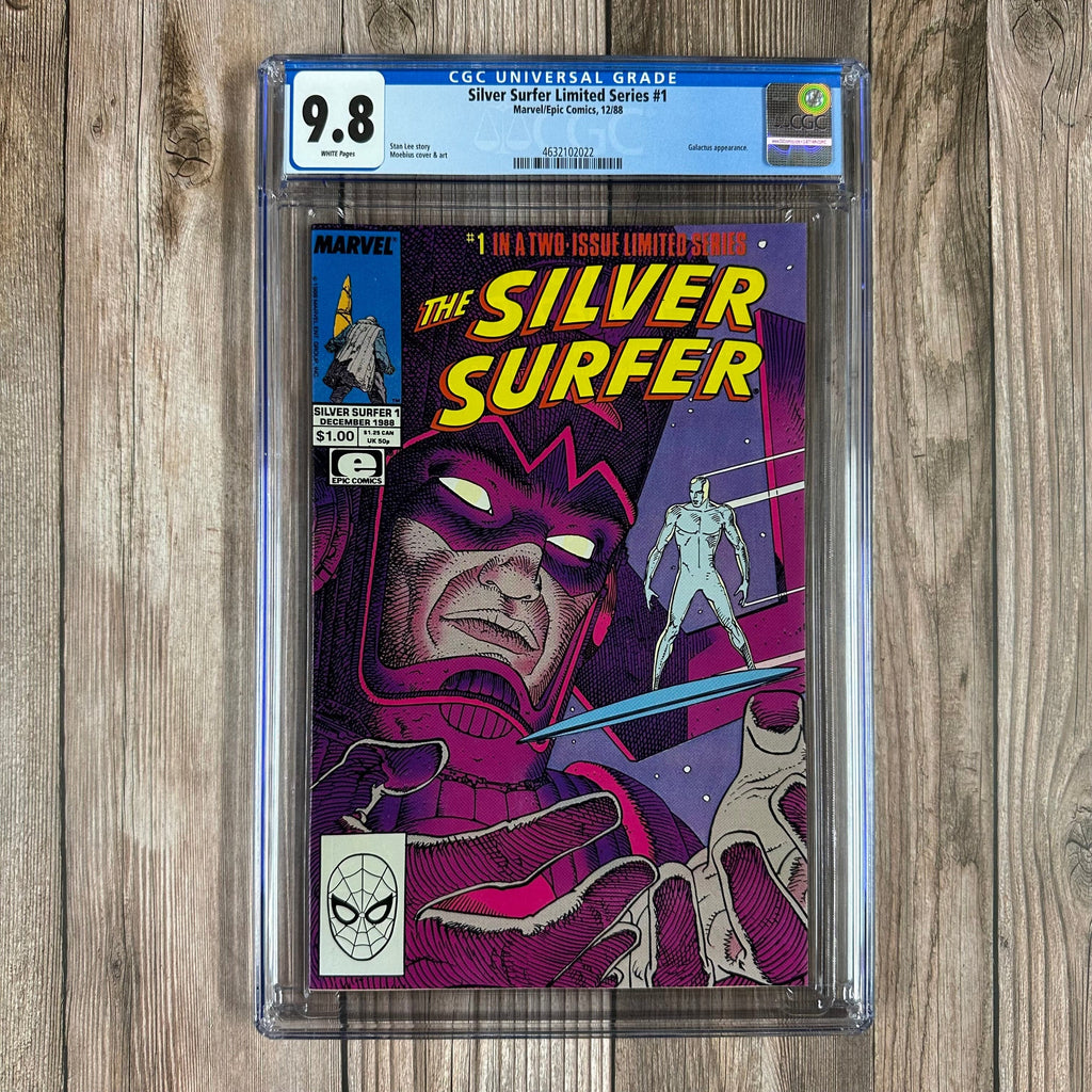 Bry's Comics Silver Surfer Limited Series #1 CGC 9.8 WP Two-part limited series by Stan Lee & Moebius