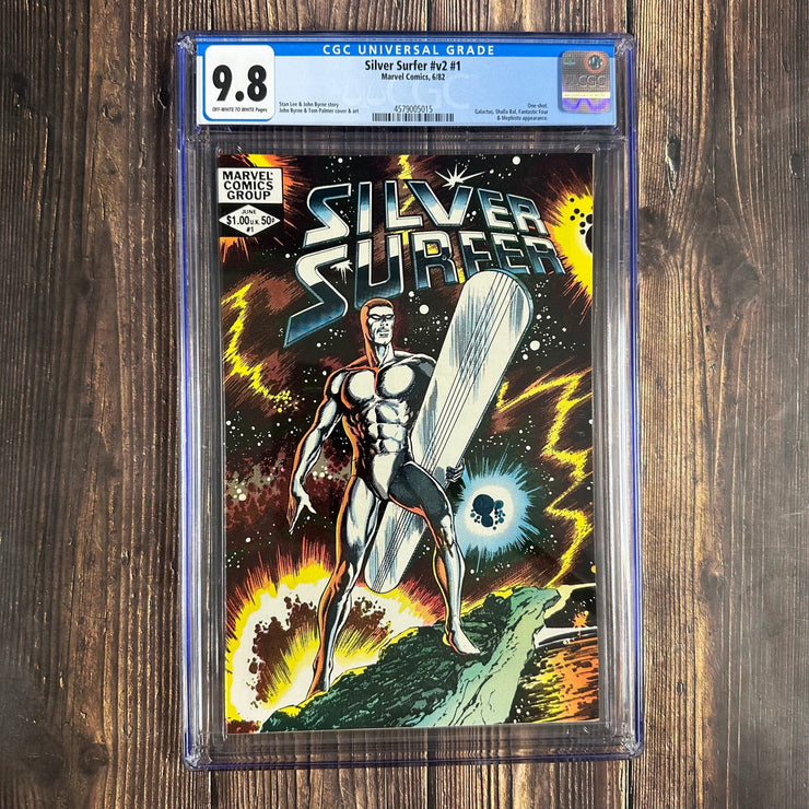Bry's Comics Silver Surfer #v2 #1 CGC 9.8 OW/W Cover by John Byrne