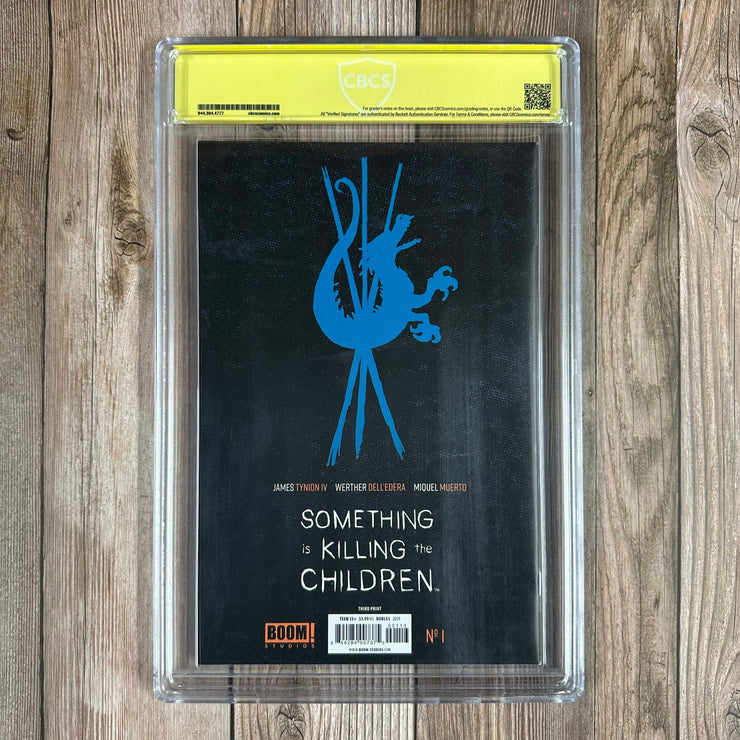 Bry's Comics Something Is Killing the Children #1 CBCS 9.8 WP Third Printing, Verified Signature of James Tynion IV – 1st appearance of Erica Slaughter (With COA)