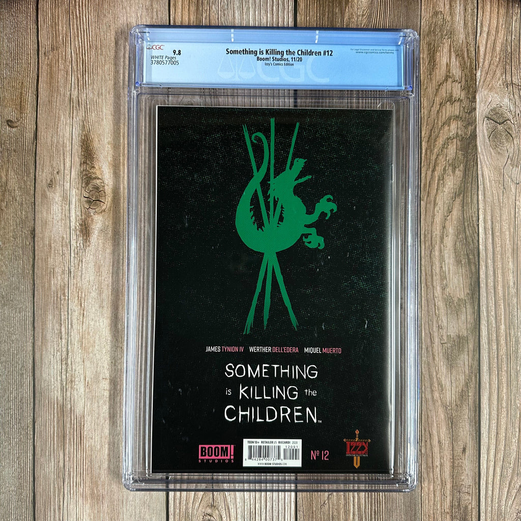 Bry's Comics Something Is Killing the Children #12 CGC 9.8 WP Izzy's Comics Edition Variant Cover by Vincenzo Riccardi
