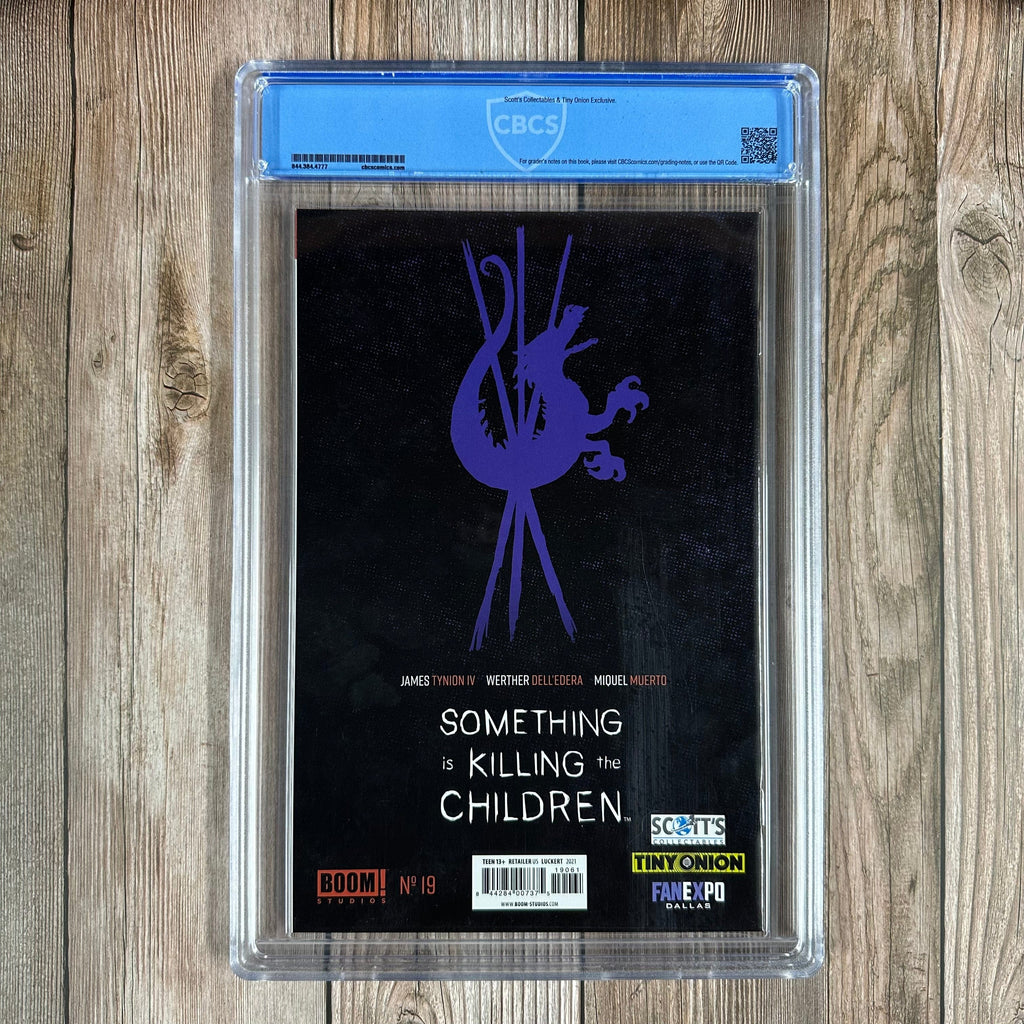 Bry's Comics Something Is Killing the Children #19 CBCS 9.8 WP Dallas Fan Expo 2021 Exclusive, 'Virgin' foil cover by Danny Luckert
