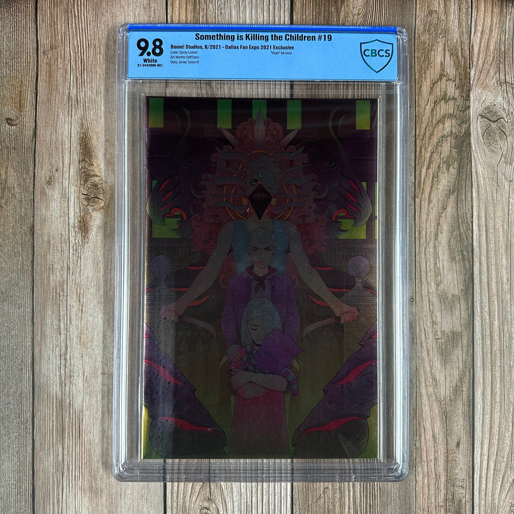 Bry's Comics Something Is Killing the Children #19 CBCS 9.8 WP Dallas Fan Expo 2021 Exclusive, 'Virgin' foil cover by Danny Luckert