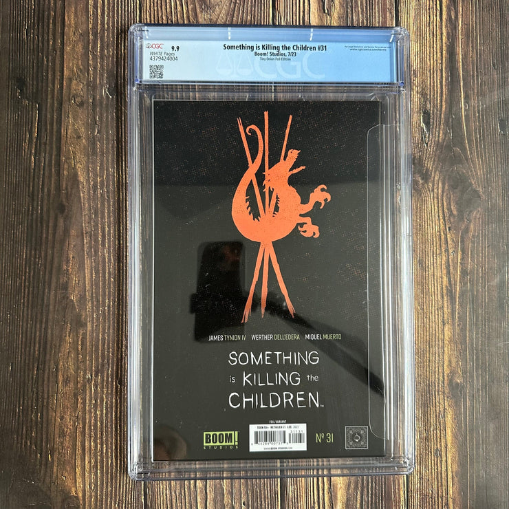 Bry's Comics * Something Is Killing the Children #31 CGC 9.9 WP Tiny Onion Store Exclusive Virgin Foil Edition art by InHyuk Lee