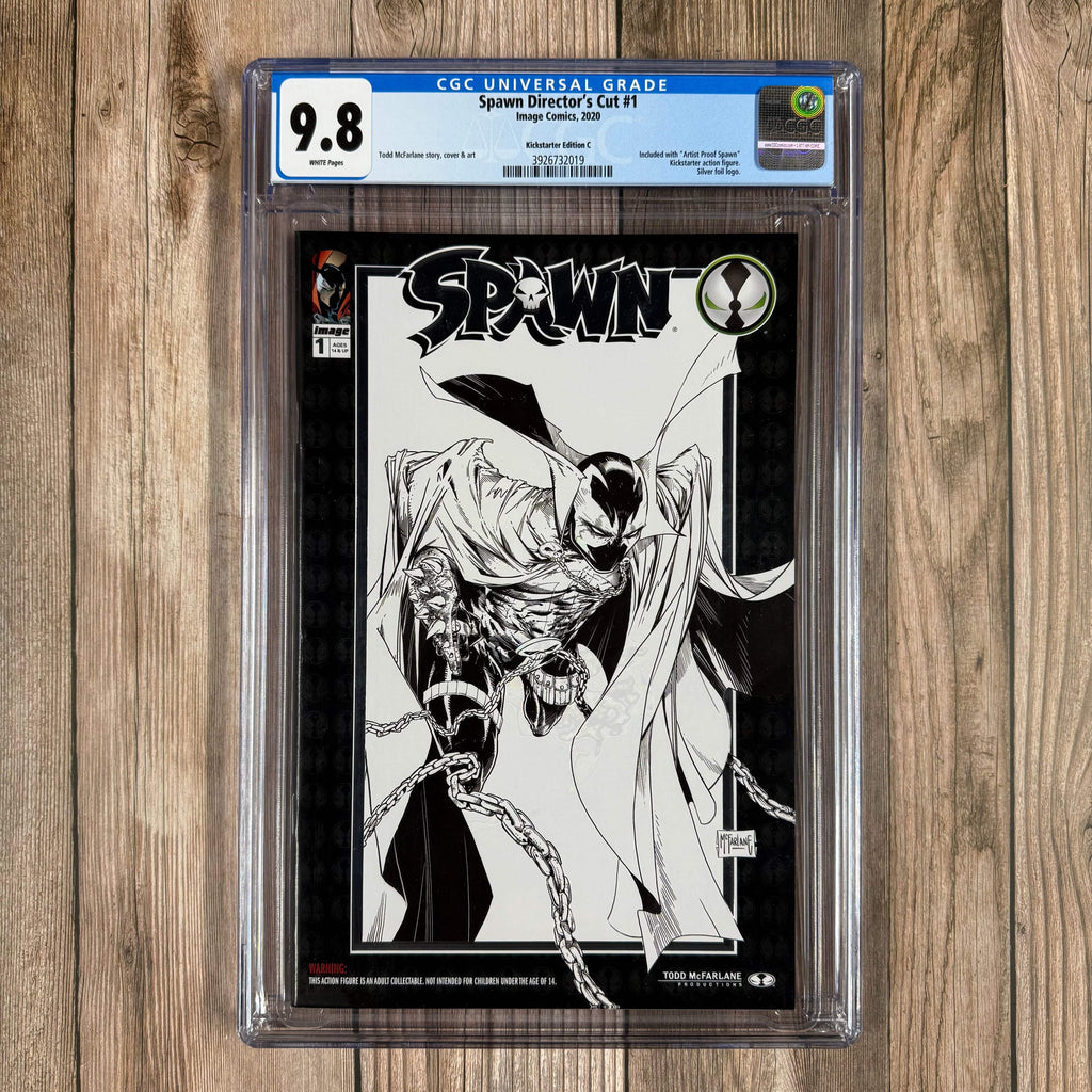 Bry's Comics Spawn Director's Cut #1 CGC 9.8 WP Kickstarter Edition Reprint of Spawn #1, remastered edition