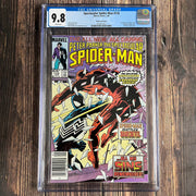 Bry's Comics Spectacular Spider-Man #110 CGC 9.8 Newsstand Edition