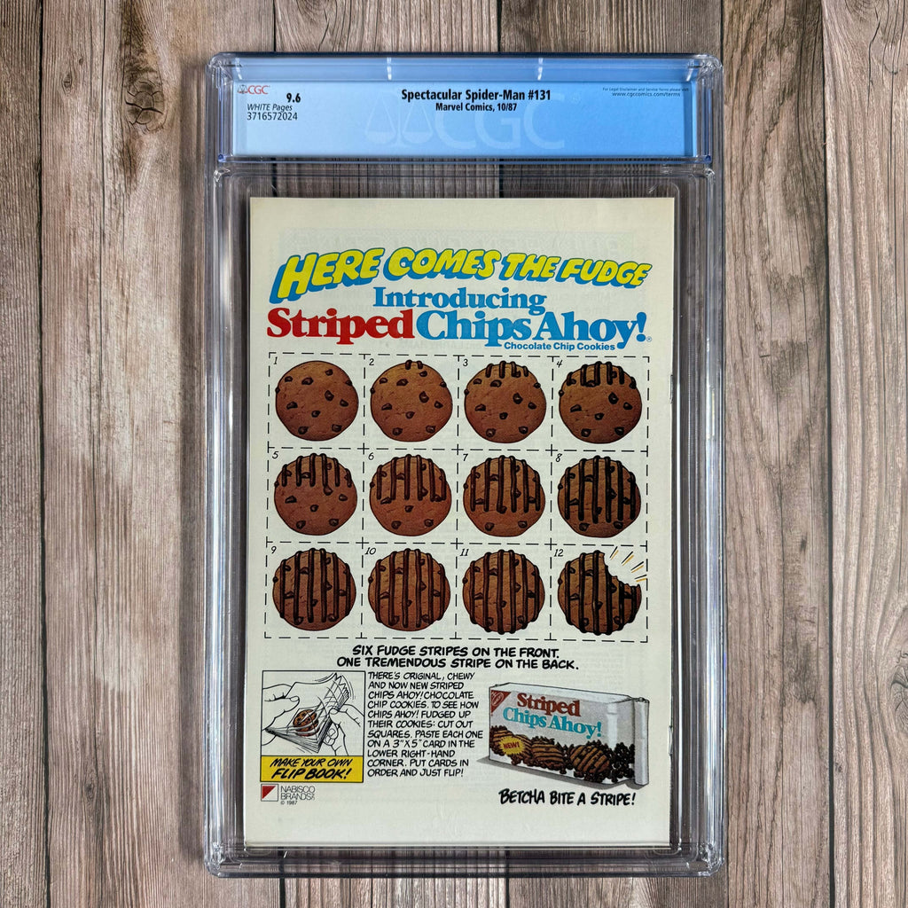 Bry's Comics Spectacular Spider-Man #131 CGC 9.6 WP Kraven’s Last Hunt Part 3, NEWSSTAND EDITION