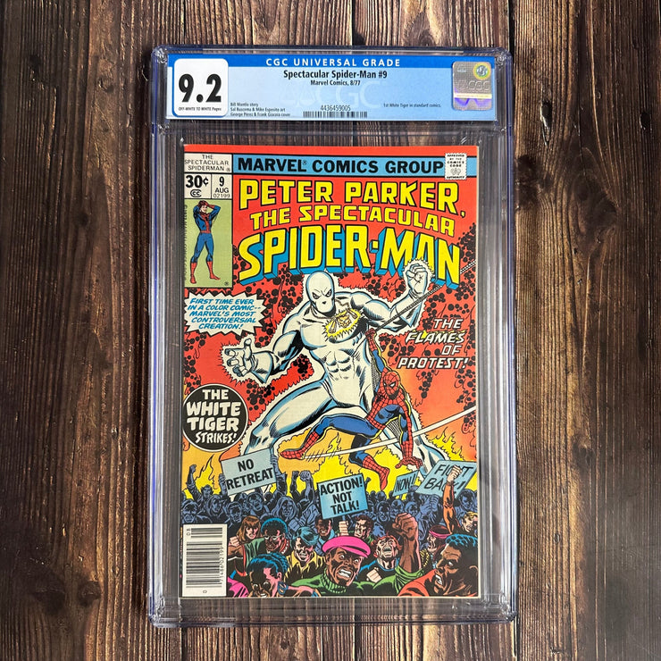 Bry's Comics Spectacular Spider-Man #9 CGC 9.2 1st appearance of White Tiger in a standard comic