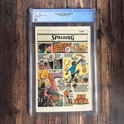 Bry's Comics Spectacular Spider-Man #9 CGC 9.2 1st appearance of White Tiger in a standard comic