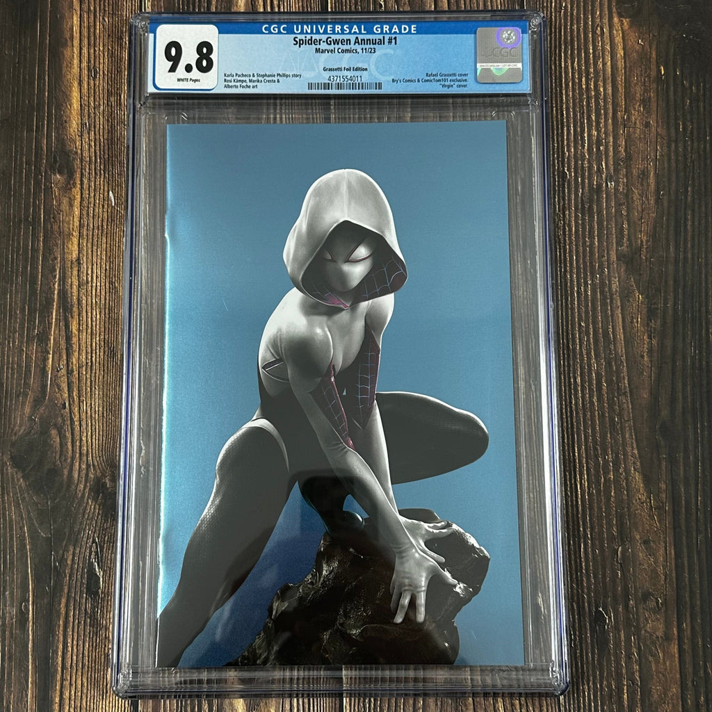 Bry's Comics Spider-Gwen Annual #1 CGC 9.8 Grassetti Foil Edition