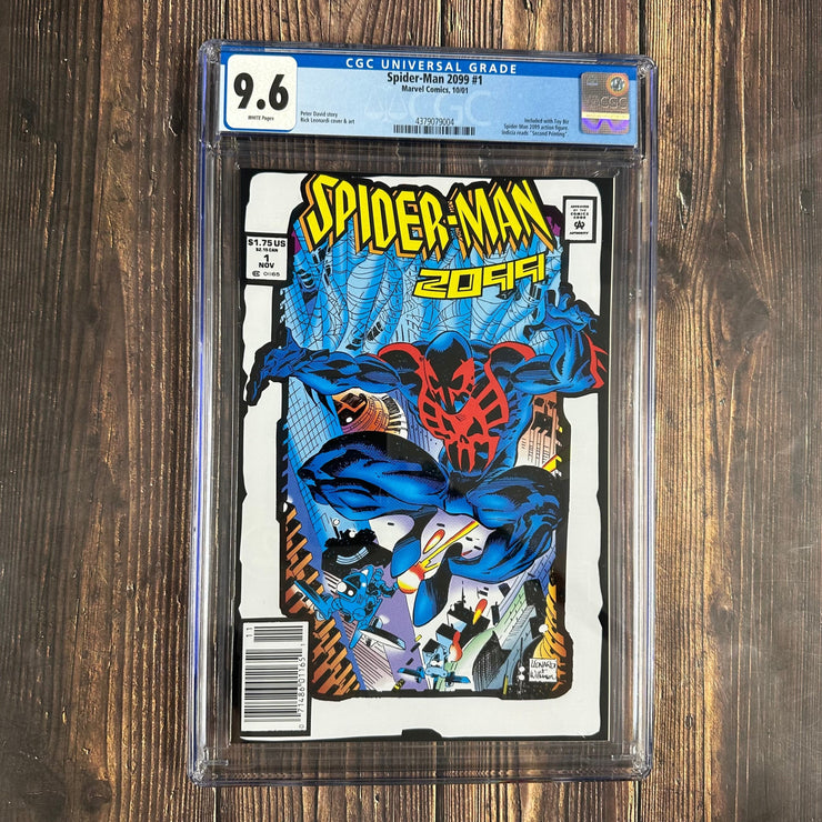 Bry's Comics *Spider-Man 2099 #1 CGC 9.6 WP 2ND PRINTING Included with Toy Biz Spider-Man 2099 action Figure. 1st appearance and origin of Spider-Man 2099