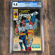 Bry's Comics Spider-Man #21 CGC 9.8 Newsstand Edition, Spider-Man gets a cybernetic prosthesis