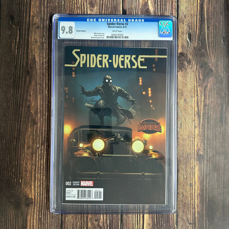 Bry's Comics Spider-Verse #2 CGC 9.8 WP, Variant cover art by Richard Isanove