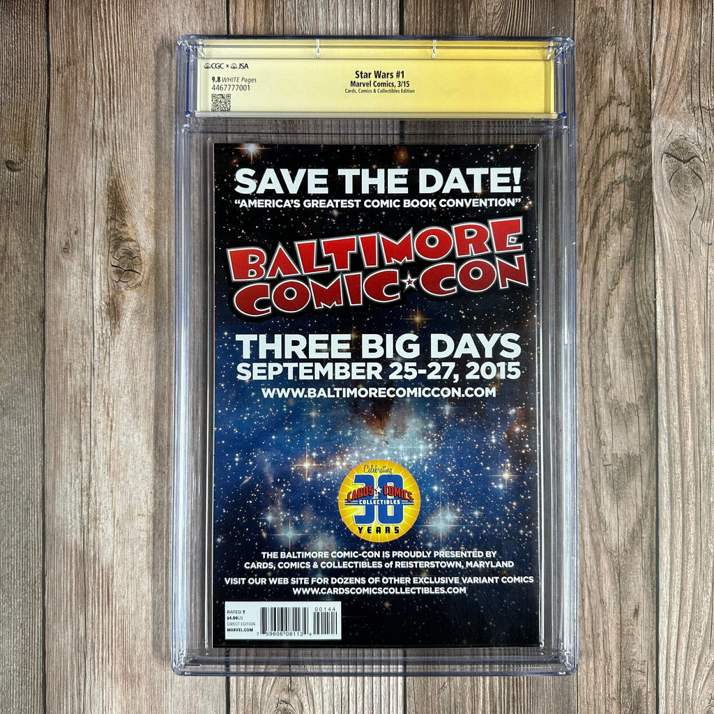Bry's Comics Star Wars #1 CGC 9.8 WP Cards, Comics & Collectibles Edition, Autographed Autograph: Frank Cho