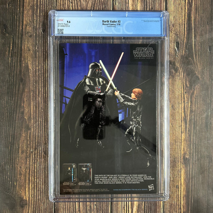 Bry's Comics Star Wars: Darth Vader #3 CGC 9.6 WP 4th Print, Purple Background, 1st appearance of Doctor Aphra, 0-0-0 aka Triple Zero, BT-1, Cover Art by Adi Granov