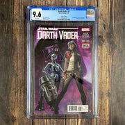 Bry's Comics Star Wars: Darth Vader #3 CGC 9.6 WP 4th Print, Purple Background, 1st appearance of Doctor Aphra, 0-0-0 aka Triple Zero, BT-1, Cover Art by Adi Granov