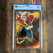 Bry's Comics Strange #1 CBCS 9.8 WP, 1:200 Stanley Lau Retailer Incentive, Variant cover art by Artgerm, 1st appearance of the Harvestman, 1st team appearance of the Blasphemy Cartel