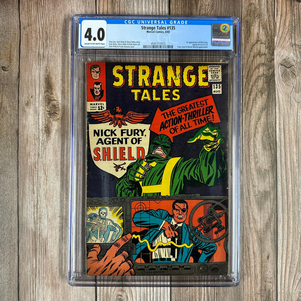 Bry's Comics Strange Tales #135 CGC 4.0 1st team appearance of S.H.I.E.L.D & Hydra, Nick Fury becomes Agent of S.H.I.E.L.D.