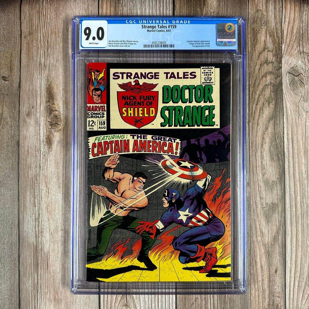 Bry's Comics Strange Tales #159 CGC 9.0 WP 1st appearance of Contessa Valentina Allegro De Fontaine, 1st cameo of Jacob Fury