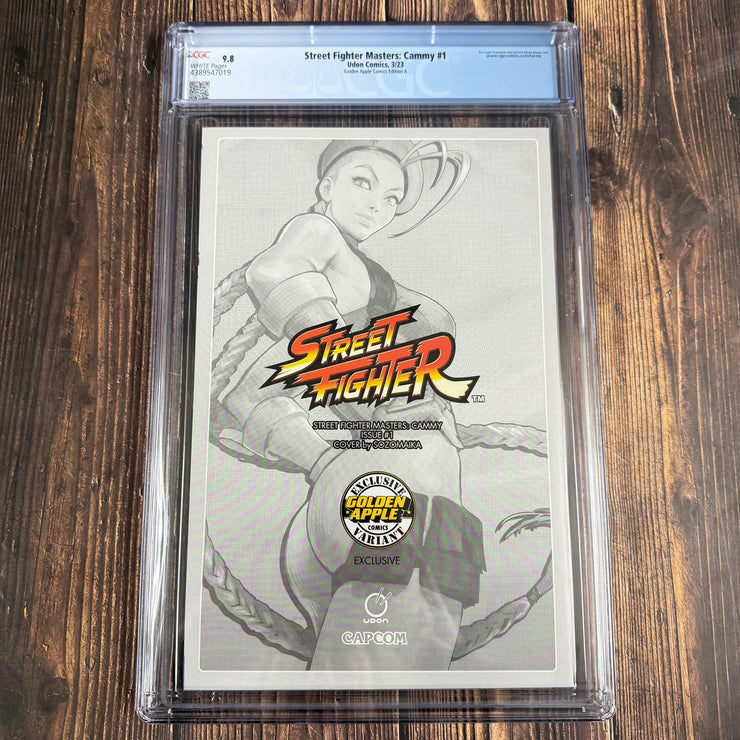 Bry's Comics Street Fighter Masters: Cammy #1 CGC 9.8 Golden Apple Edition A