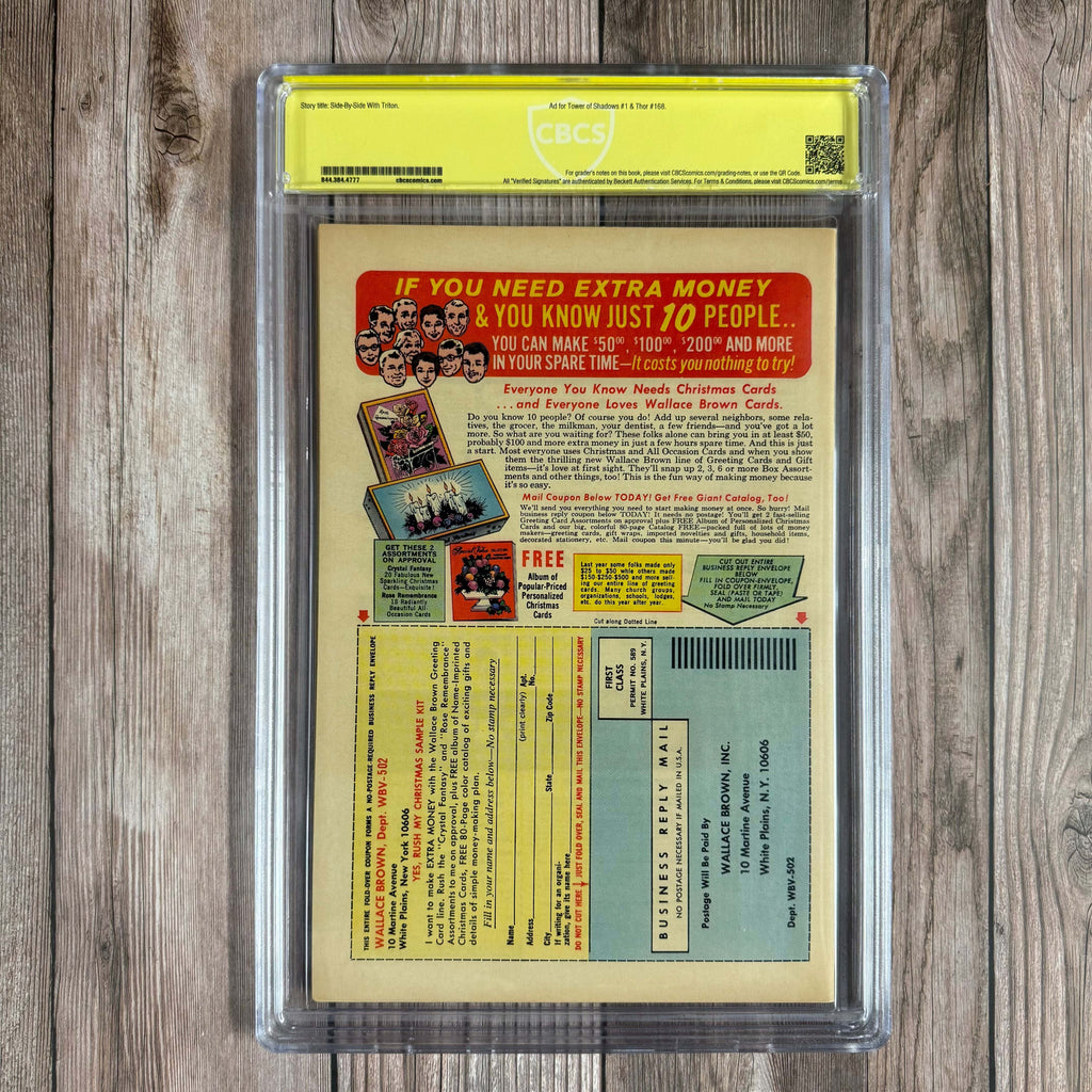 Bry's Comics Sub-Mariner #18 CBCS 7.0 Verified Signature of Roy Thomas, (Cert:003)