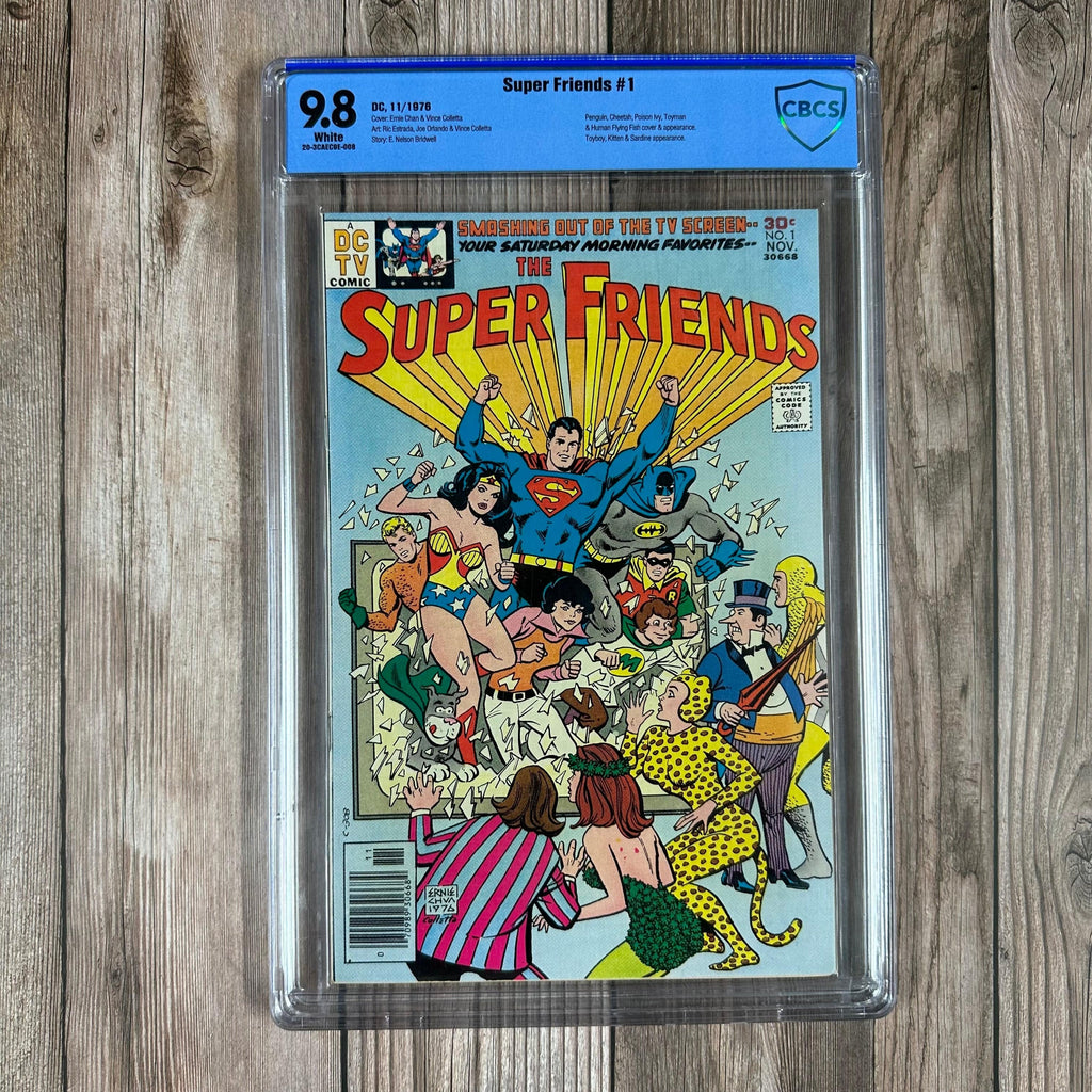 Bry's Comics Super Friends #1 CBCS 9.8 WP 1st appearance of Wendy, Marvin and Wonder Dog *