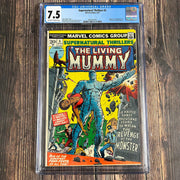 Bry's Comics Supernatural Thrillers #5 CGC 7.5 1st appearance of the Living Mummy