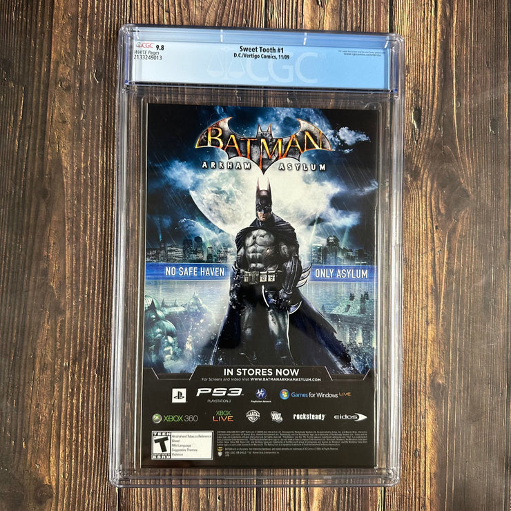 Bry's Comics Sweet Tooth #1 CGC 9.8 WP Introduction of Gus and Post-Apocalyptic World.