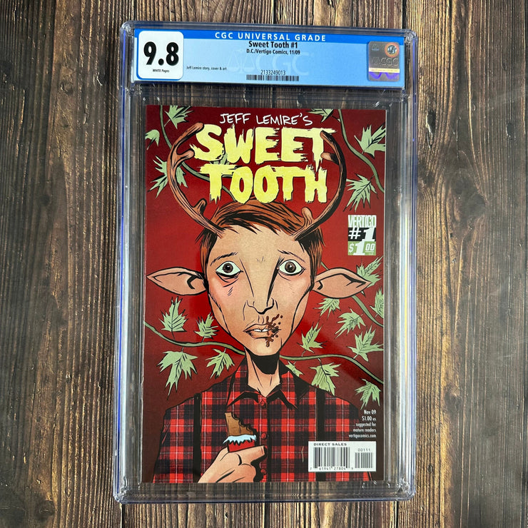 Bry's Comics Sweet Tooth #1 CGC 9.8 WP Introduction of Gus and Post-Apocalyptic World.