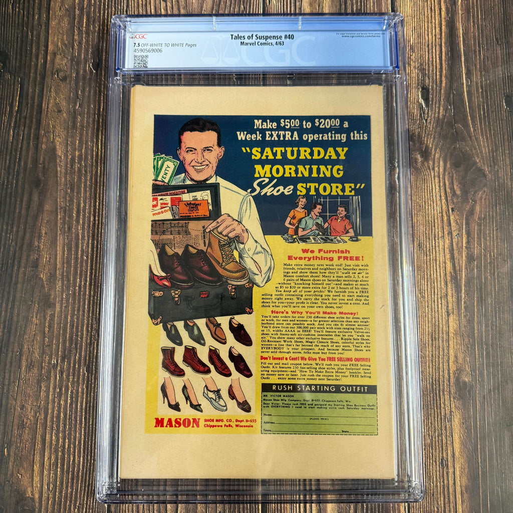 Bry's Comics Tales of Suspense #40 CGC 7.5 2nd appearance of Iron Man, 1st Gold Armor