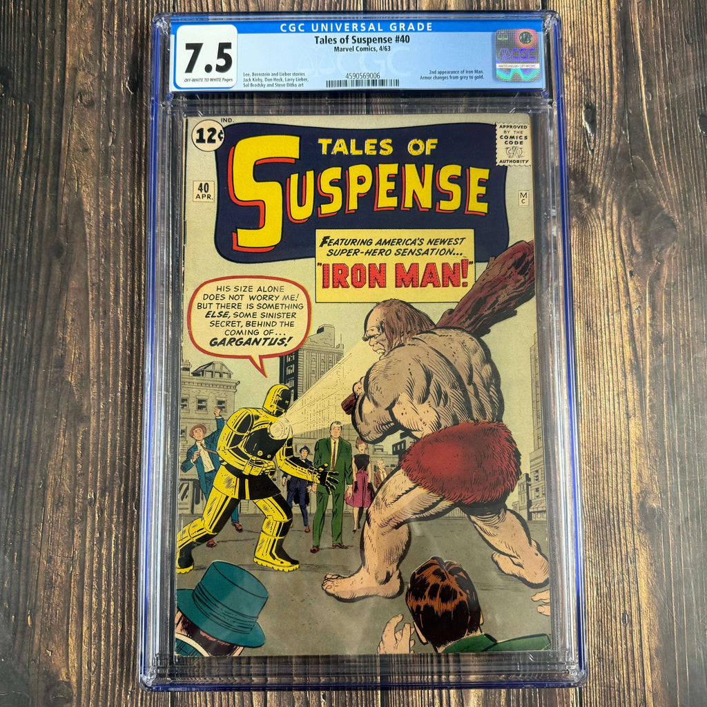 Bry's Comics Tales of Suspense #40 CGC 7.5 2nd appearance of Iron Man, 1st Gold Armor