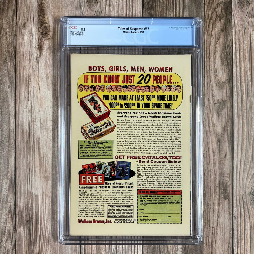 Bry's Comics Tales of Suspense #57 CGC 8.5 WP 1st appearance and origin of Hawkeye, 3rd appearance of Black Widow