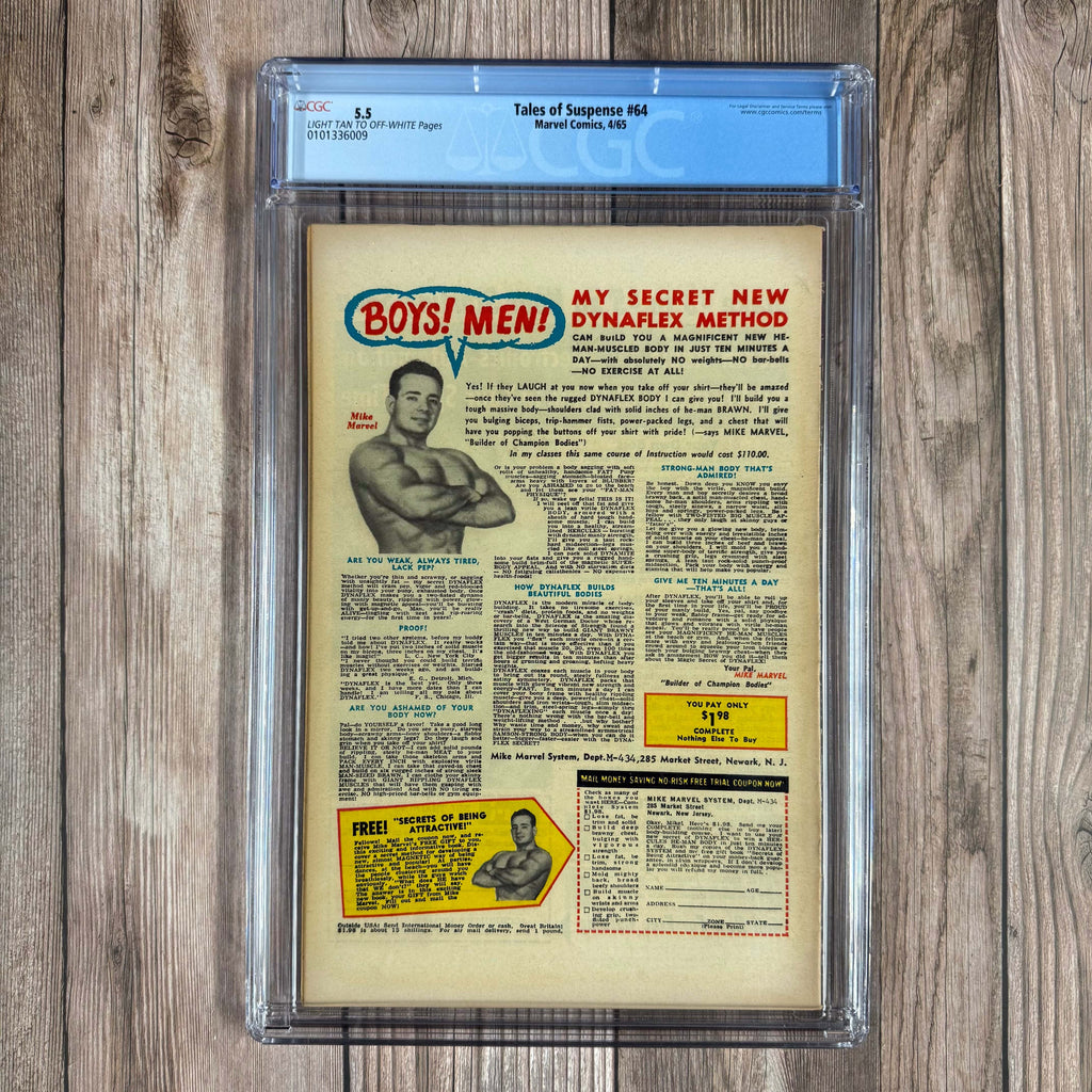 Bry's Comics Tales of Suspense #64 CGC 5.5 3rd Appearance of Hawkeye